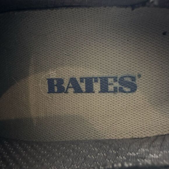 2/$30 Bates Black Lace Up Leather Oxford Shoes Non Marking Mens Size 8E Wide - Picture 3 of 13